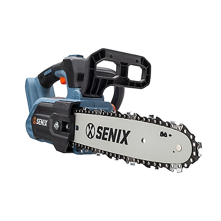 Senix 20 Volt Max* 10-inch Cordless Brushless Top Handle Chainsaw 