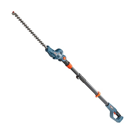 Senix 20 Volt Max* 18-Inch Cordless Pole Hedge Trimmer with an Adjustable Head & Telescoping Shaft (Tool Only) HTPX2-M-0