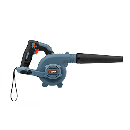 Senix 20 Volt Max* Cordless Jobsite Blower with Brushless Motor, Up to 75 CFM and 180 MPH, 3 Speeds, (Tool Only) BLX2-M-0