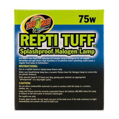 Image showing  Repti Tuff Splashproof Halogen Lamp, 75W
