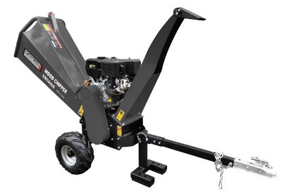Image showing  5 in. Diameter 420cc Gas Wood Chipper Shredder, Electric Start