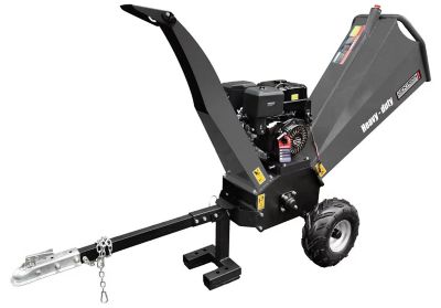 Image showing  5 in. Diameter 420cc Gas Wood Chipper Shredder, Electric Start