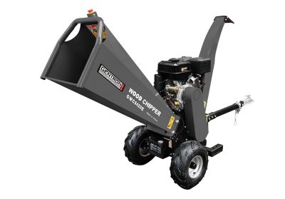 Image showing 5 th Green-Power America 5 in. Diameter 420cc Gas Wood Chipper Shredder, Electric Start