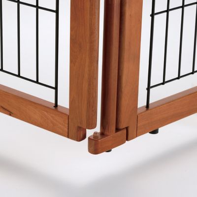 Image showing 7 th Richell 6-Panel Convertible Elite Pet Gate