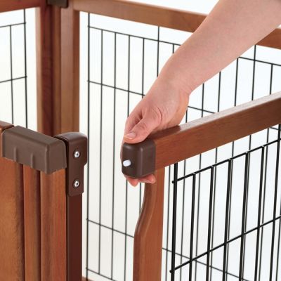 Image showing 8 th Richell 6-Panel Convertible Elite Pet Gate