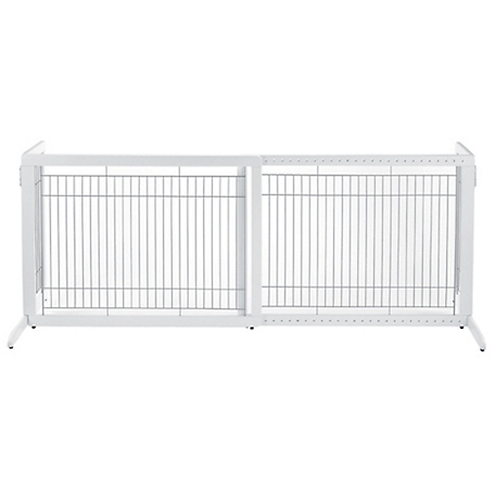 Richell Freestanding Gate - HL, from 39.4 in. to 70.9 in. wide, White