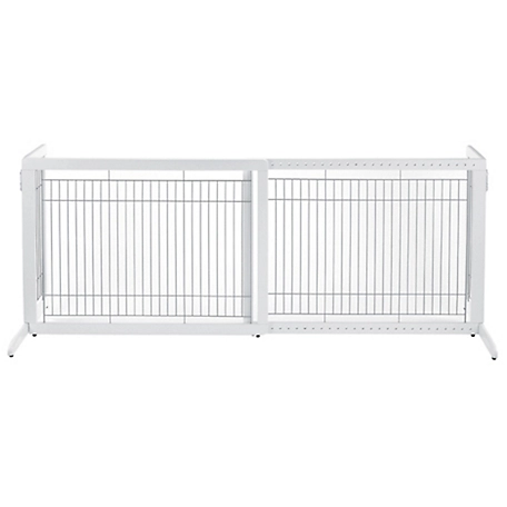 Richell Freestanding Gate - HL, from 39.4 in. to 70.9 in. wide, White