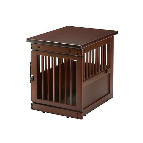 Richell Wooden End Table Pet Crate Small