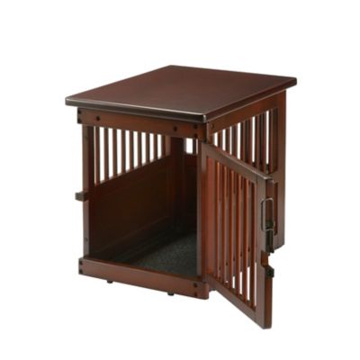Image showing  Wooden End Table Pet Crate Small