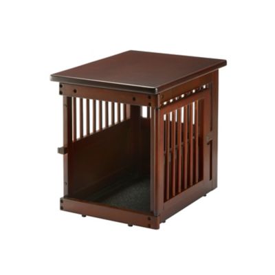 Image showing  Wooden End Table Pet Crate Small