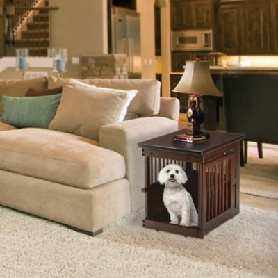 Image showing  Wooden End Table Pet Crate Small