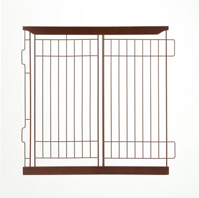 Richell Expandable Pet Crate Divider in Dark Brown