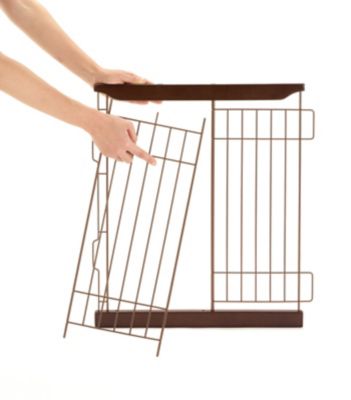 Image showing  Expandable Pet Crate Divider, Dark Brown