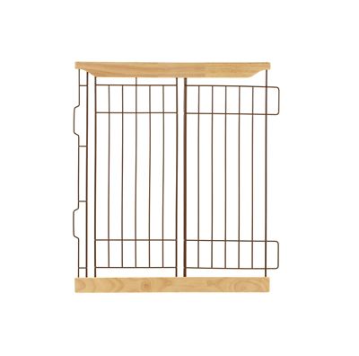 Richell Expandable Pet Crate Divider, Small, Natural Brown