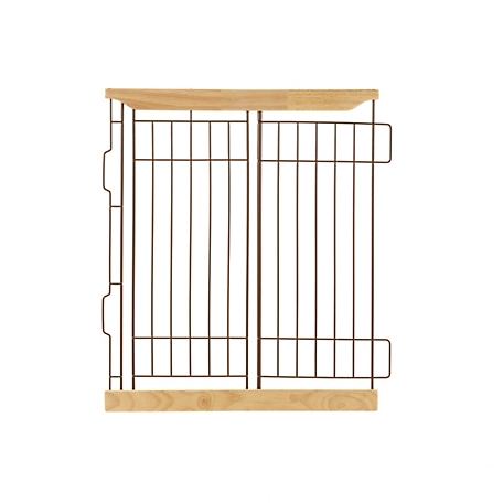 Richell Expandable Pet Crate Divider, Small, Natural Brown