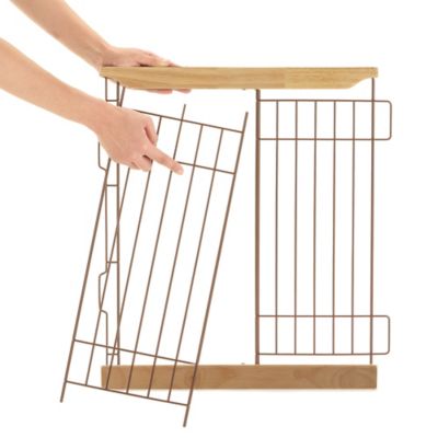 Image showing  Expandable Pet Crate Divider, Small, Natural Brown