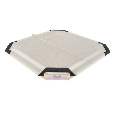 Image showing  PAW TRAX Mesh Dog Potty Pad Holder, White/Black