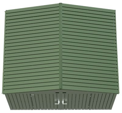 Image showing  10 x 8 ft. Lawn Care Storage Shed, Green, STTEG108