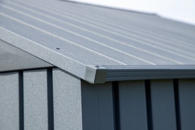 Image showing  10 x 12ft. Elite Steel Storage Shed, Anthracite