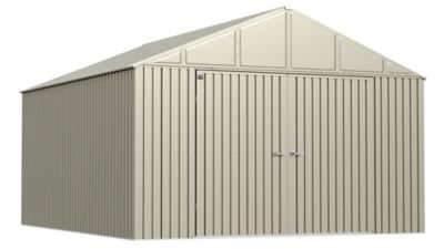 Arrow Elite Steel Storage Shed, 12 x 14, Cool Grey, EG1214CG