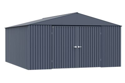 Arrow Elite Steel Storage Shed, 14 x 16, Anthracite, EG1416AN