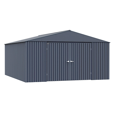 Arrow Elite Steel Storage Shed, 14 x 16, Anthracite, EG1416AN