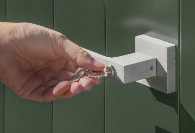 Image showing  4 ft. x 3 ft. Garden Storage Cabinet