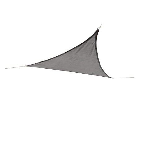 ShelterLogic 16 ft. Triangle Gray Shade Sail, 25619