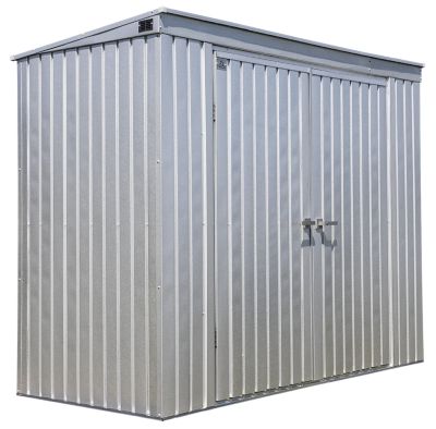 Arrow Elite Steel Storage Shed, 8 x 4, Galvalume