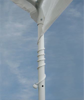 Image showing  10 ft. x 20 ft. Maxap Gazebo Canopy, 8 Legs, White