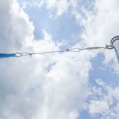 Image showing 6 th ShelterLogic 16 ft. Square Blue Shade Sail