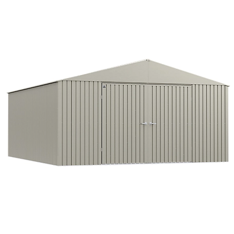 Arrow Elite Steel Storage Shed, 14 x 16, Cool Grey, EG1416CG