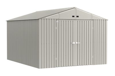 Arrow Elite Steel Storage Shed, 10 x 12, Cool Grey, EG1012CG