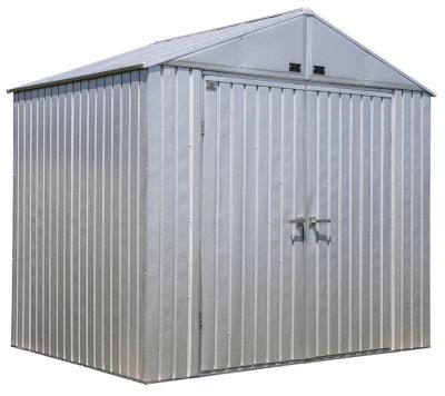 Arrow Elite Steel Storage Shed, 8 x 6, Galvalume