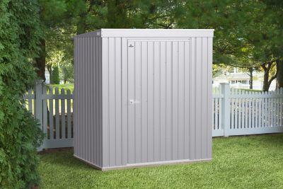 Image showing  6 ft. x 4 ft. Elite Steel Storage Shed, Galvalume
