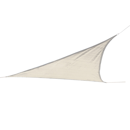 ShelterLogic 16 ft. Triangle Cream Shade Sail, 25623