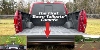 BringIt Switchback Solo - "Down Tailgate" Camera, F-150 2011-2014