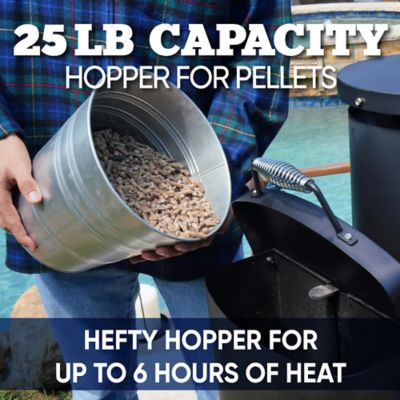 Image showing  Pellet Chiminea, 100 sq. ft., 70,000 BTU