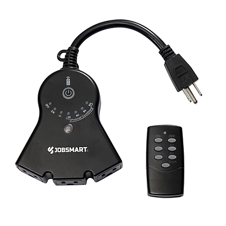 JobSmart 3-Outlet Countdown Timer with Remote Control at Tractor