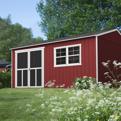 Shed Master 12 ft. x 20 ft. Ranch Style Wood Storage Shed for Exisitng Cement Pad Foundation (Floor System Not Included)