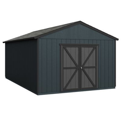 Image showing  12 x 24ft. Ranch Style Wood Storage Shed with Full Floor System Included