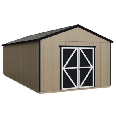 Image showing  12 ft. x 24 ft. Ranch Style Wood Storage Shed for Existing Cement Pad Foundation, Floor System Not Included
