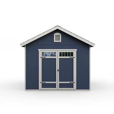 Image showing  12 ft. x 10 ft. Premium Wood Storage Shed with Large Windows