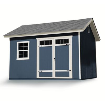 Image showing  12 ft. x 10 ft. Premium Wood Storage Shed with Large Windows