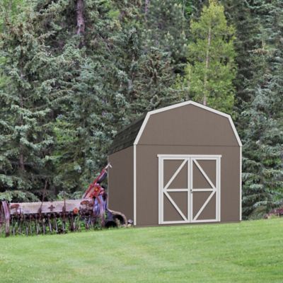 Image showing  12 x 20ft. Barn Style Outdoor Wood Storage Shed with Full Floor System Included