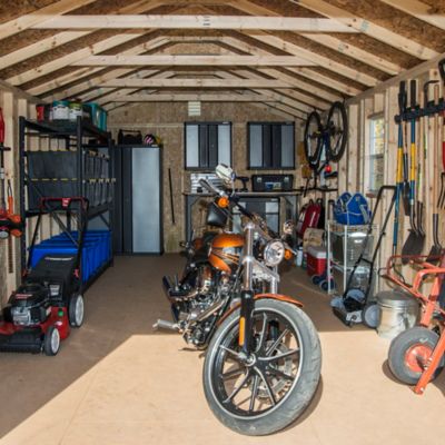 Image showing  12 ft. x 24 ft. Deluxe DIY Building for Existing Cement Pad Foundation, Floor System Not Included