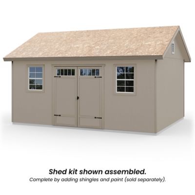 Image showing  12 ft. x 16 ft. Multi-Purpose Shed with Windows and Full Floor System