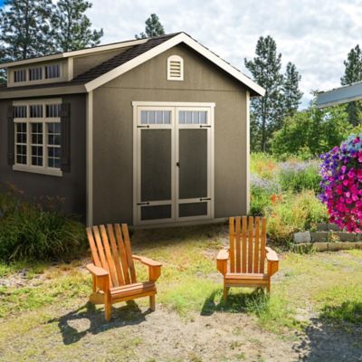 Image showing  12 ft. x 10 ft. Wood Shed with Premium Dormer Window Package and Complete Floor System