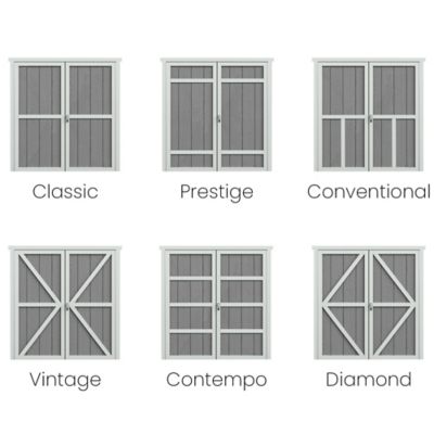 Image showing 6 th Shed Master 12 x 10ft. Wood Shed with Premium Dormer Window Package and Complete Floor System