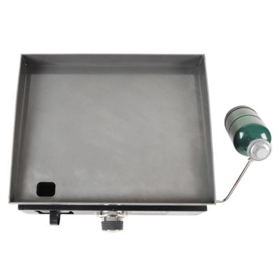 Image showing  1-Burner Portable Propane Gas Flat Top Griddle, 284 sq. in., Black